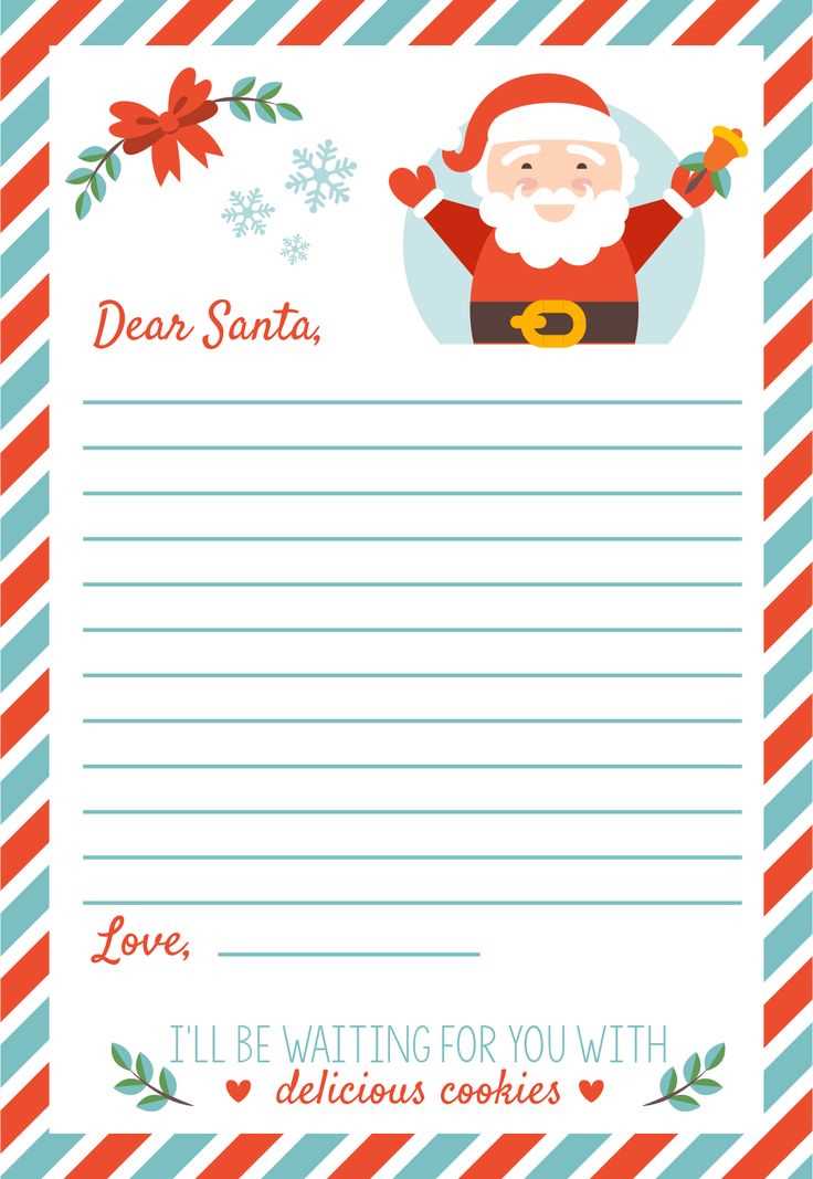 printable santa letter template pdf