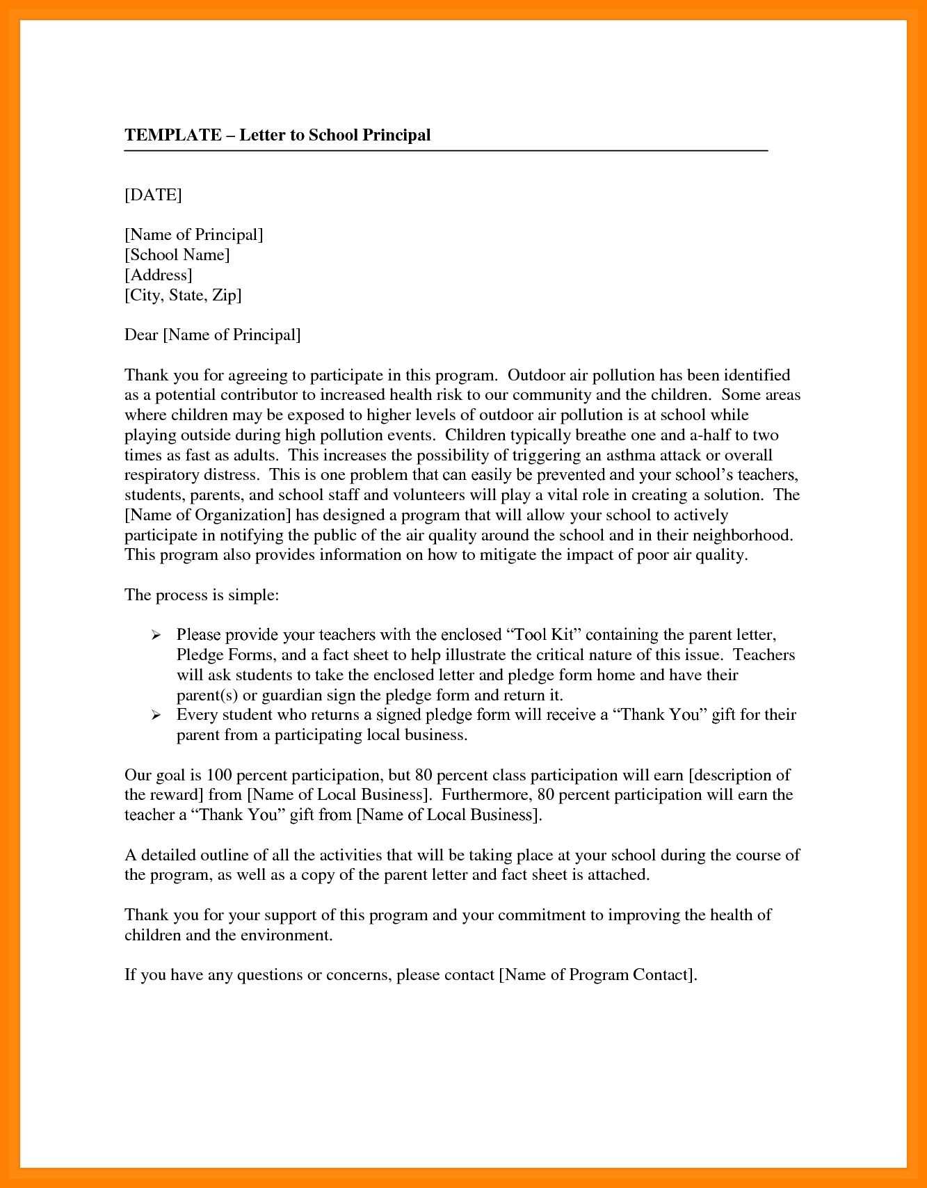 parent teacher letter template