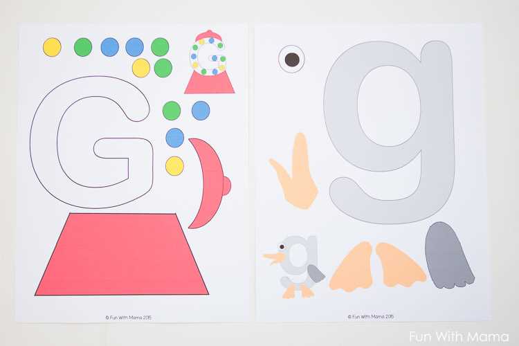 printable letter g craft template