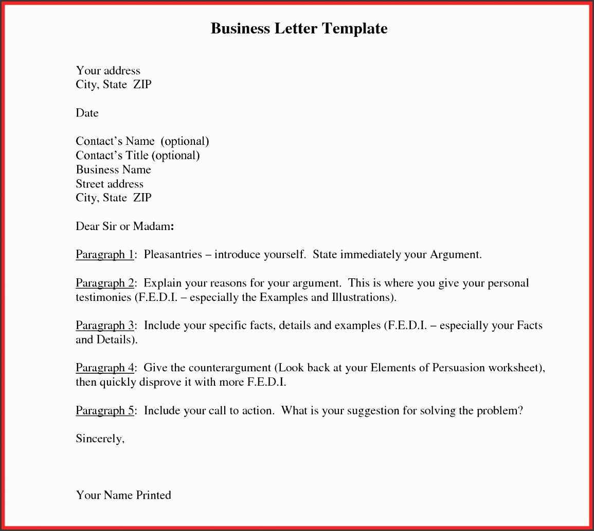 sample business solicitation letter template