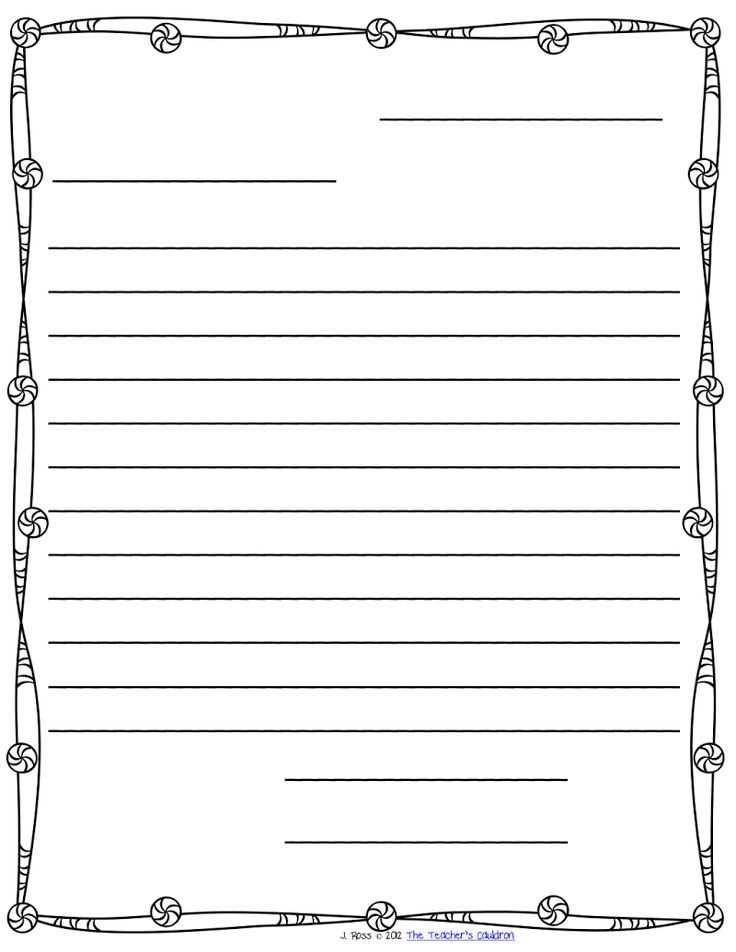 friendly letter template pdf