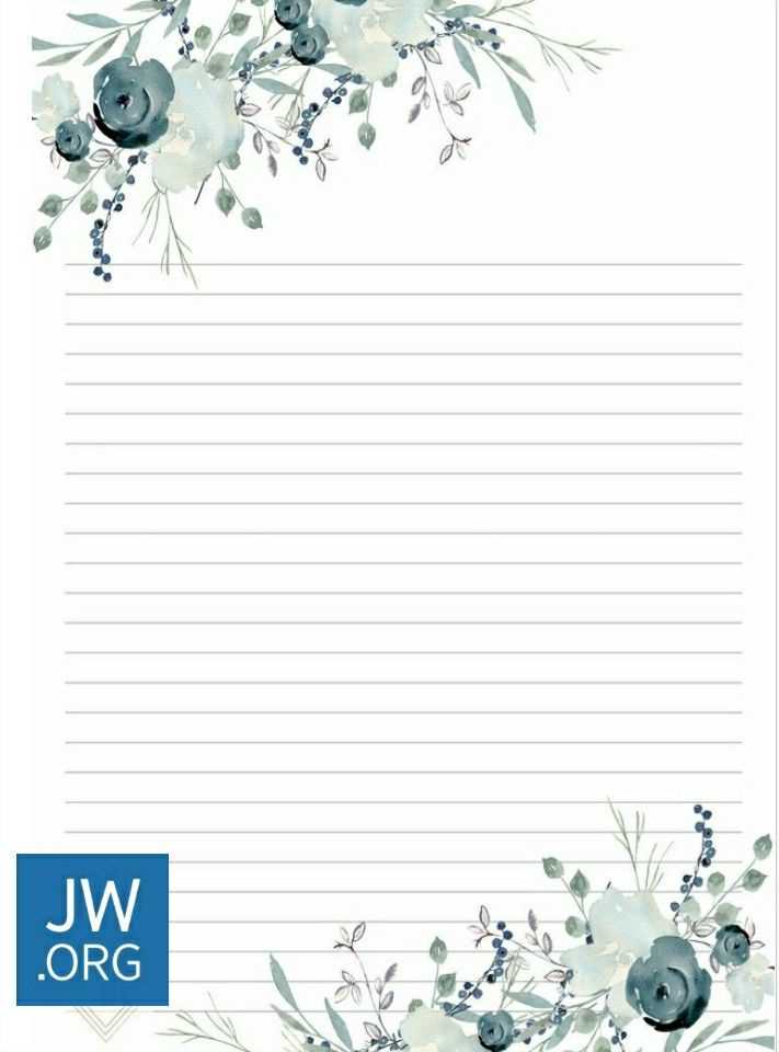 jw letter writing templates