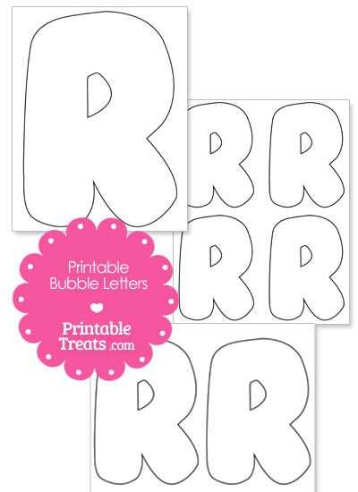 free bubble letter templates