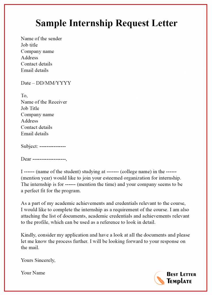 formal request letter template word