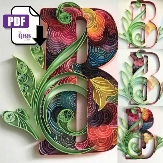 quilling letter templates