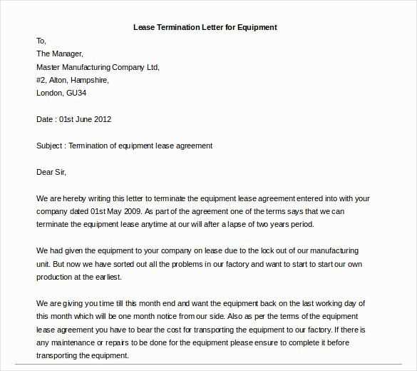 lease increase letter template