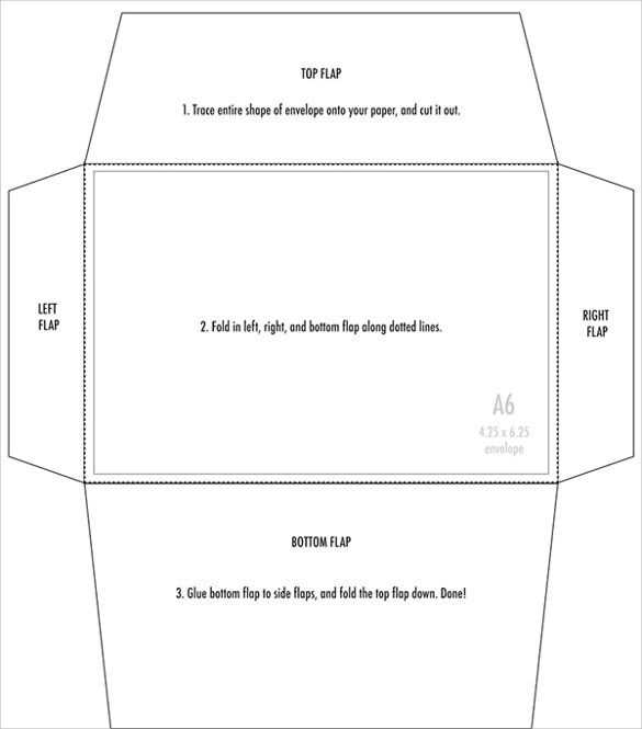 letter envelope template