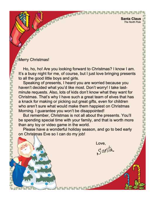 christian christmas letter template free