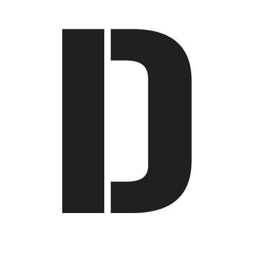 large letter d template