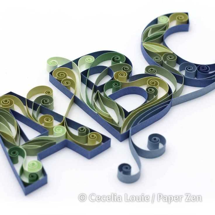 quilling letter templates