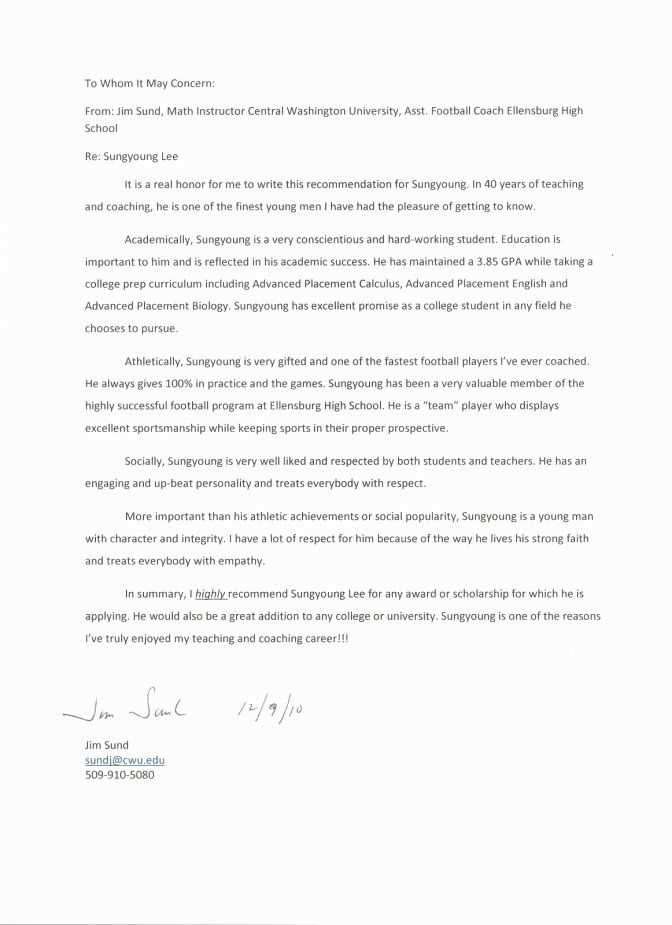 nhs recommendation letter template