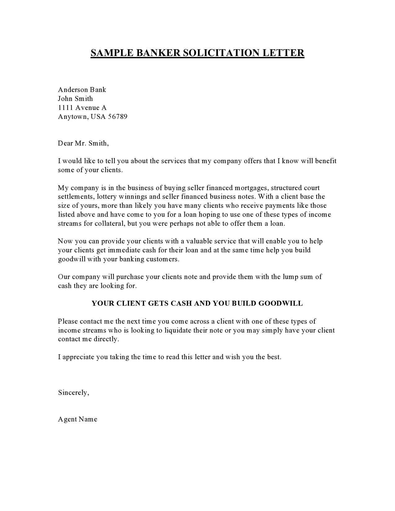 nonprofit solicitation letter template