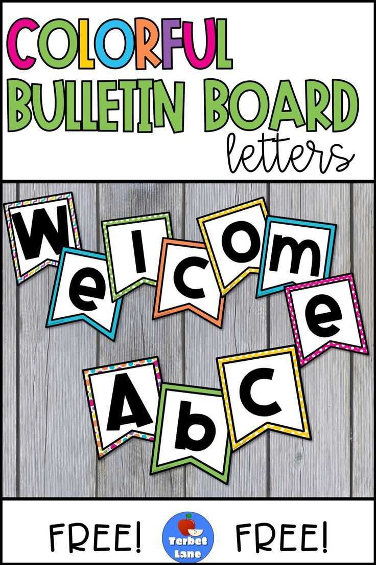 bulletin board letter templates free