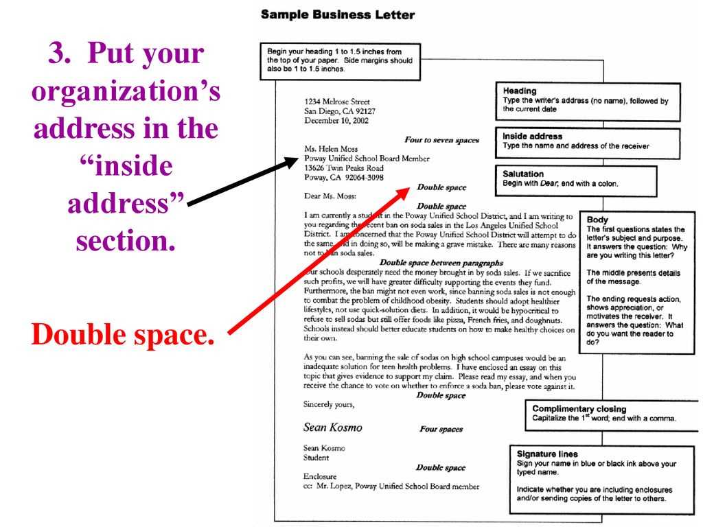 business letter template with enclosure