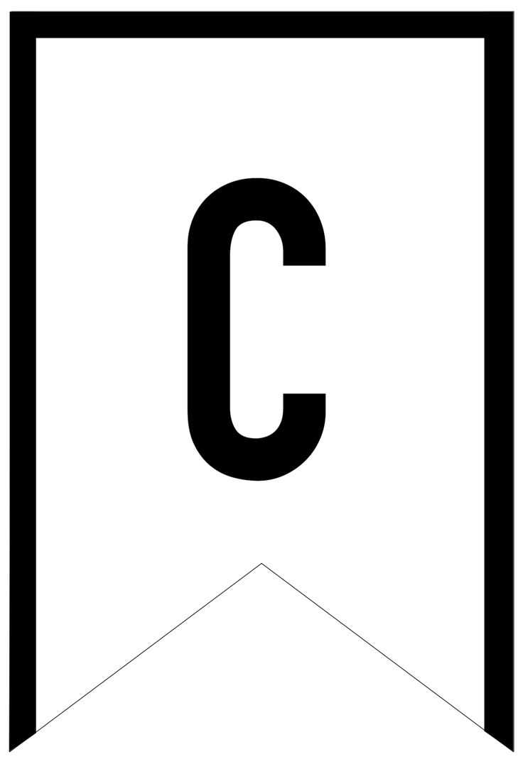 printable letter templates for banners