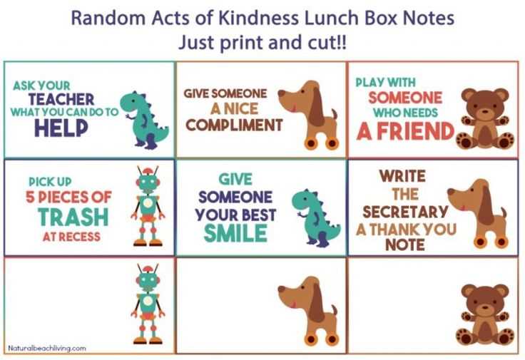 random acts of kindness letter template