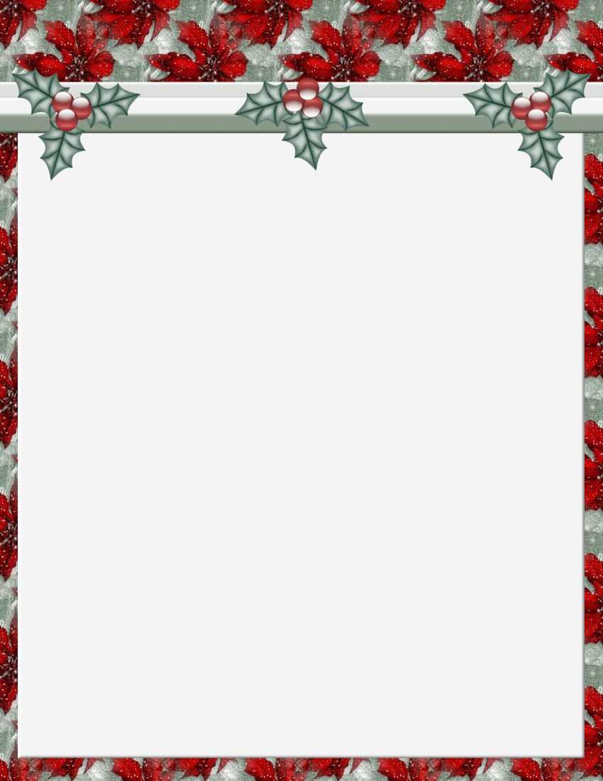 christmas letter template free word