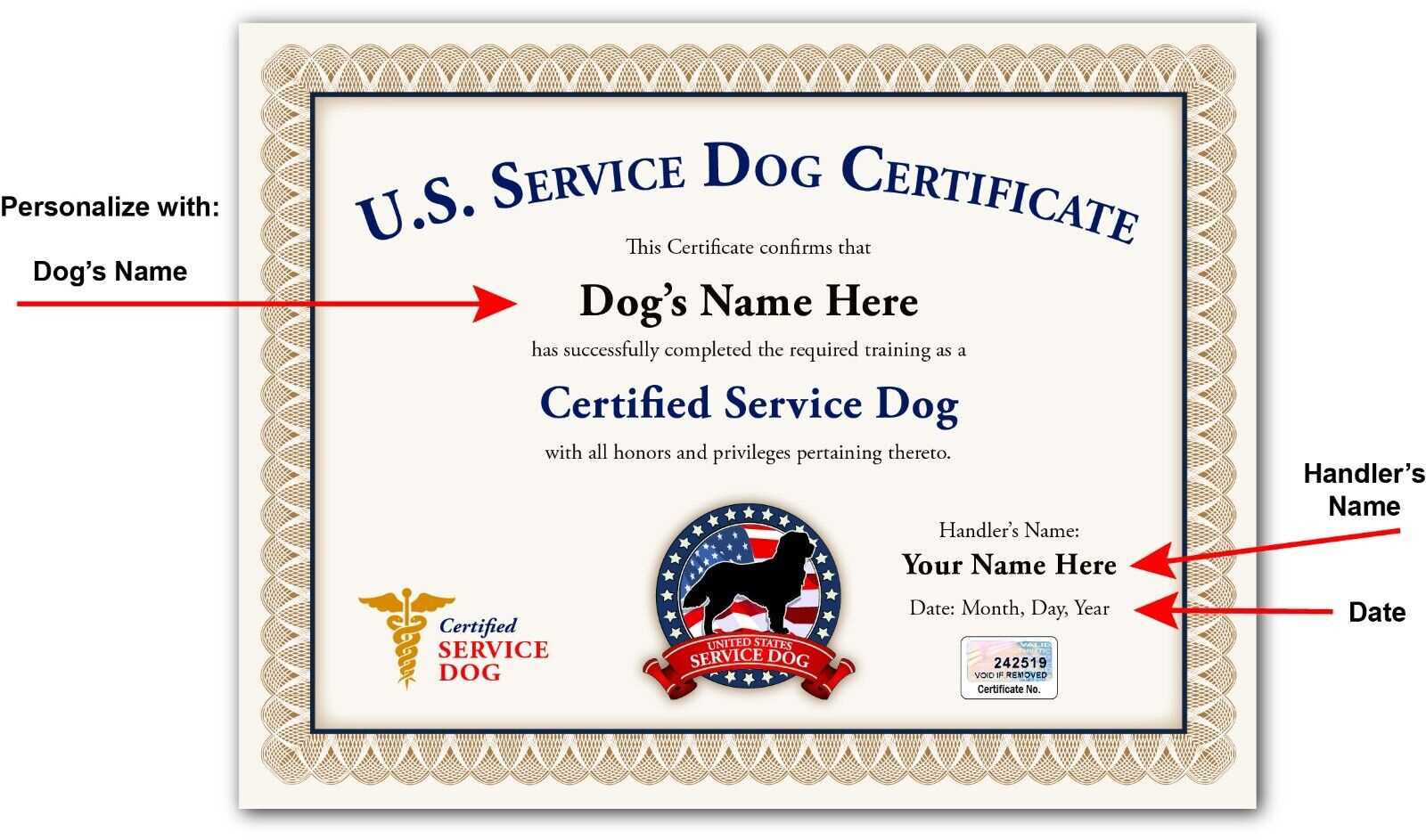 service dog letter template