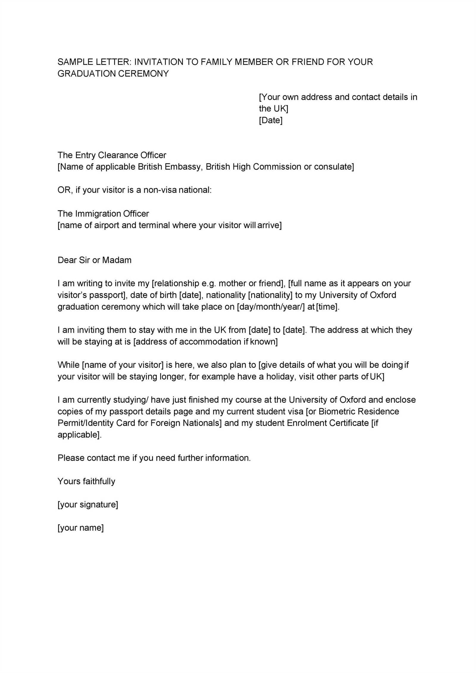 uk spouse visa accommodation letter template