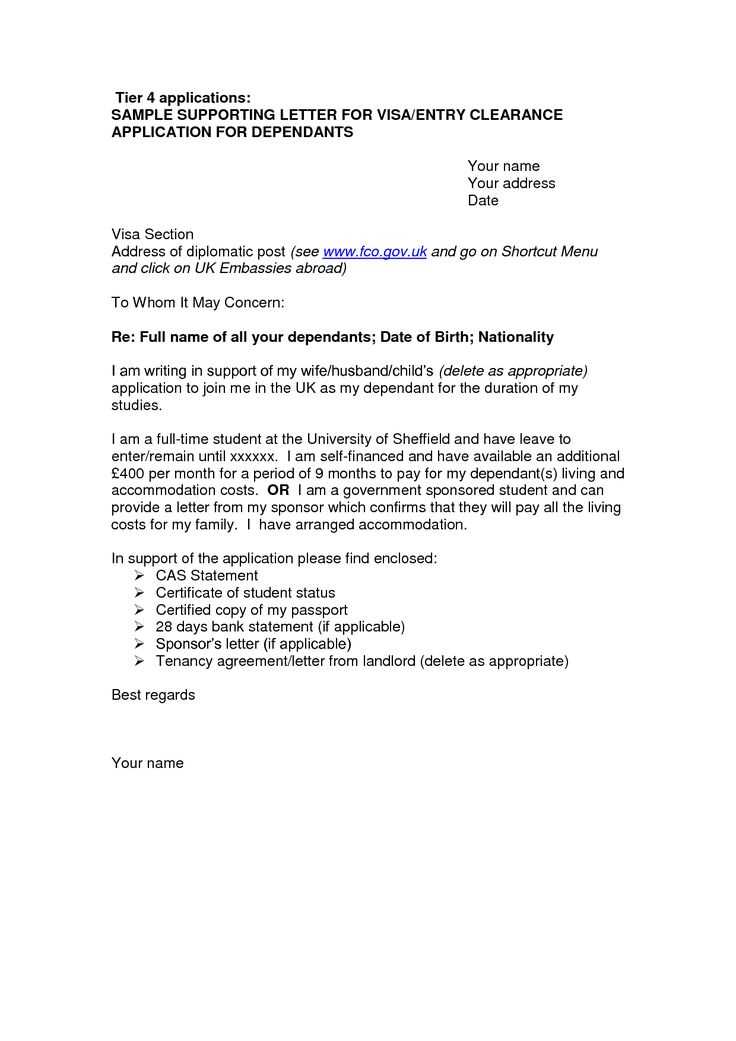 uk spouse visa employment letter template