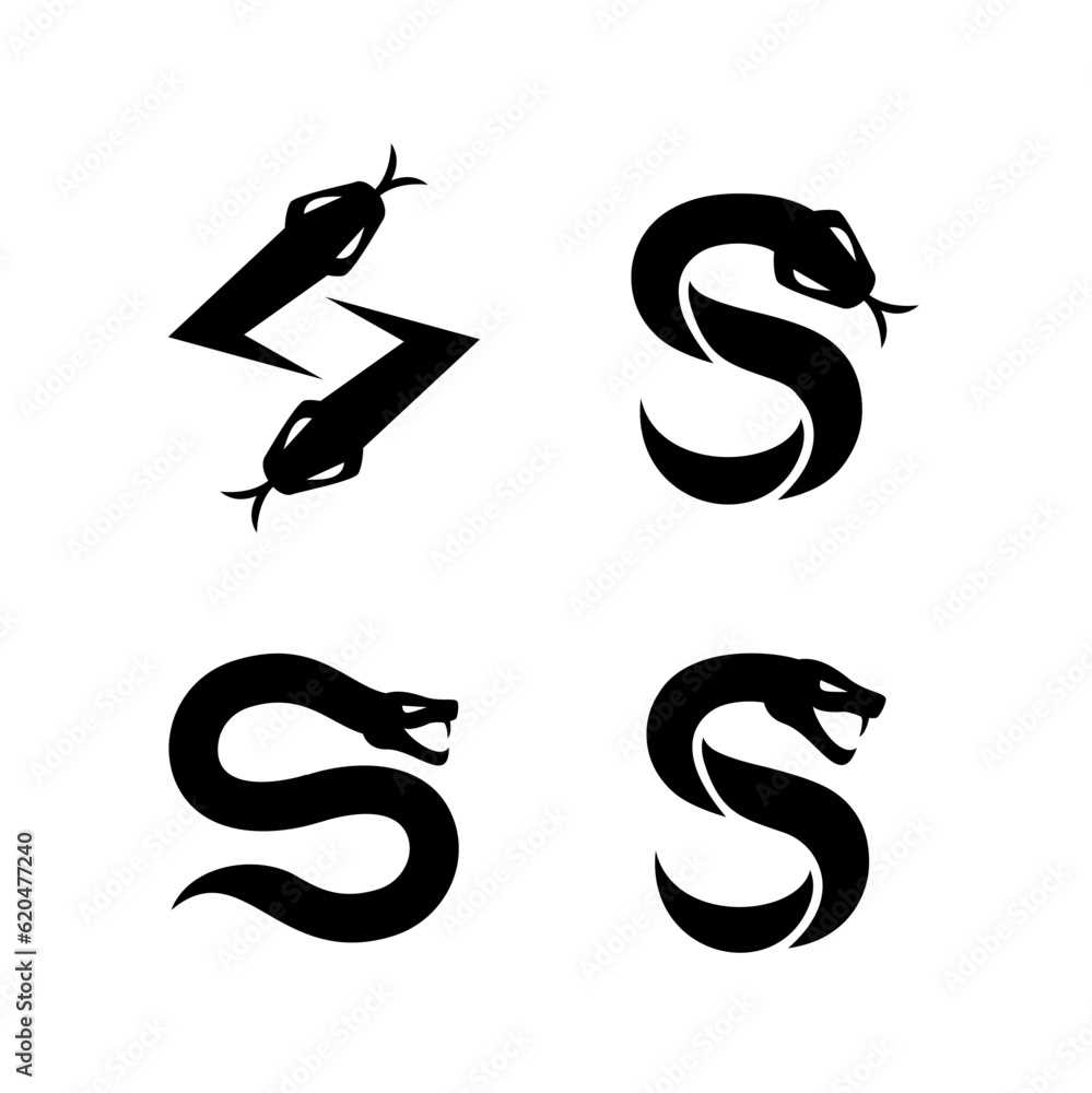 letter s snake template