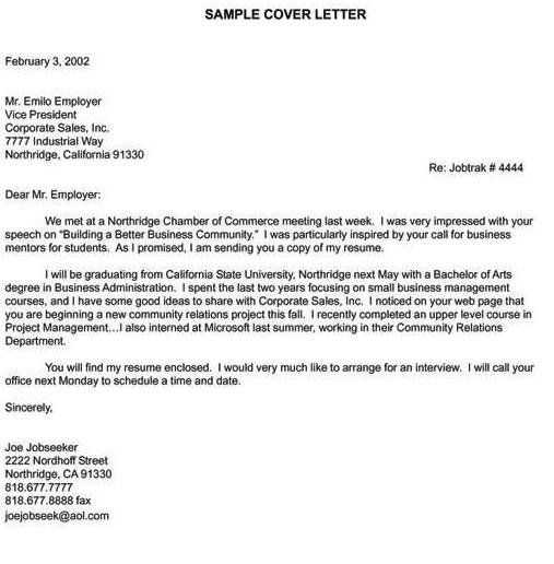 cover letter template job seeker