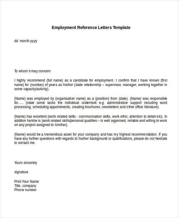 change of working hours letter template