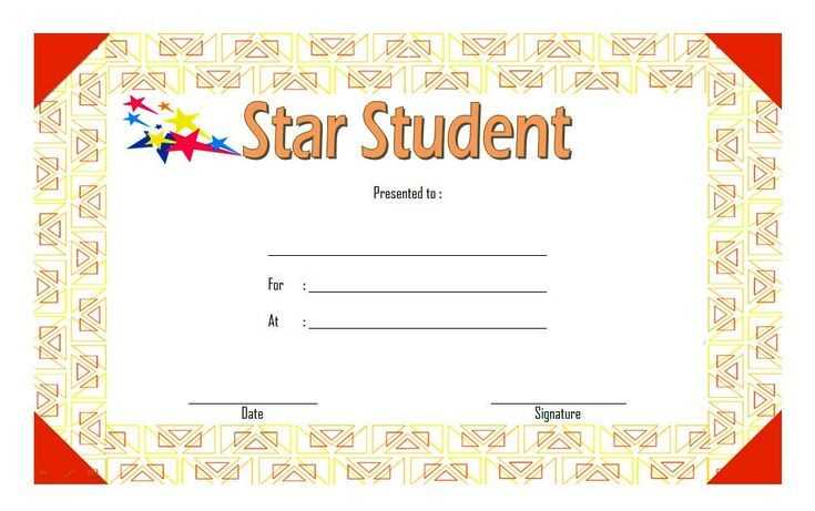 star student letter template