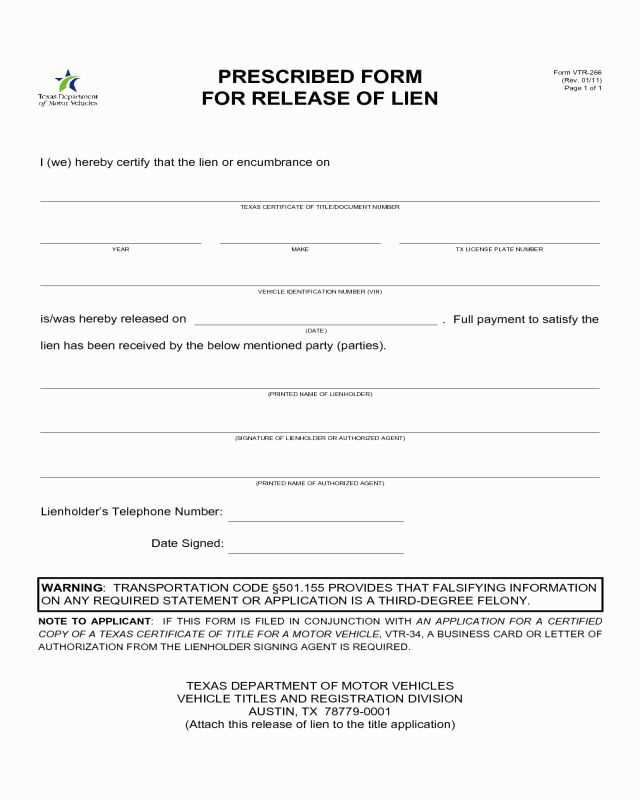 pre lien notice letter texas template