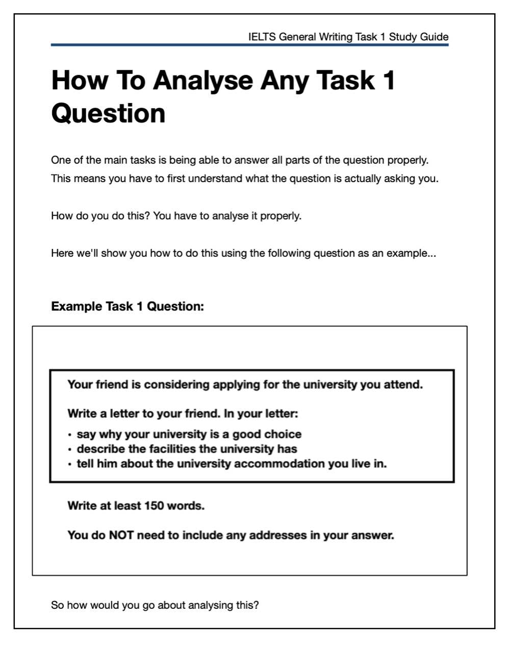 ielts letter template