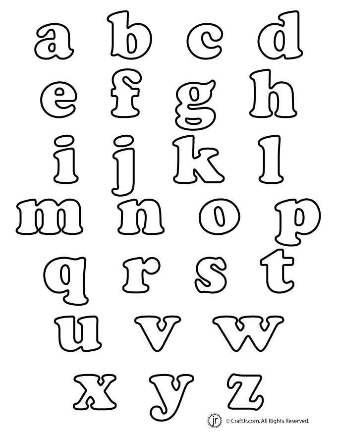 alphabet letter templates free printable