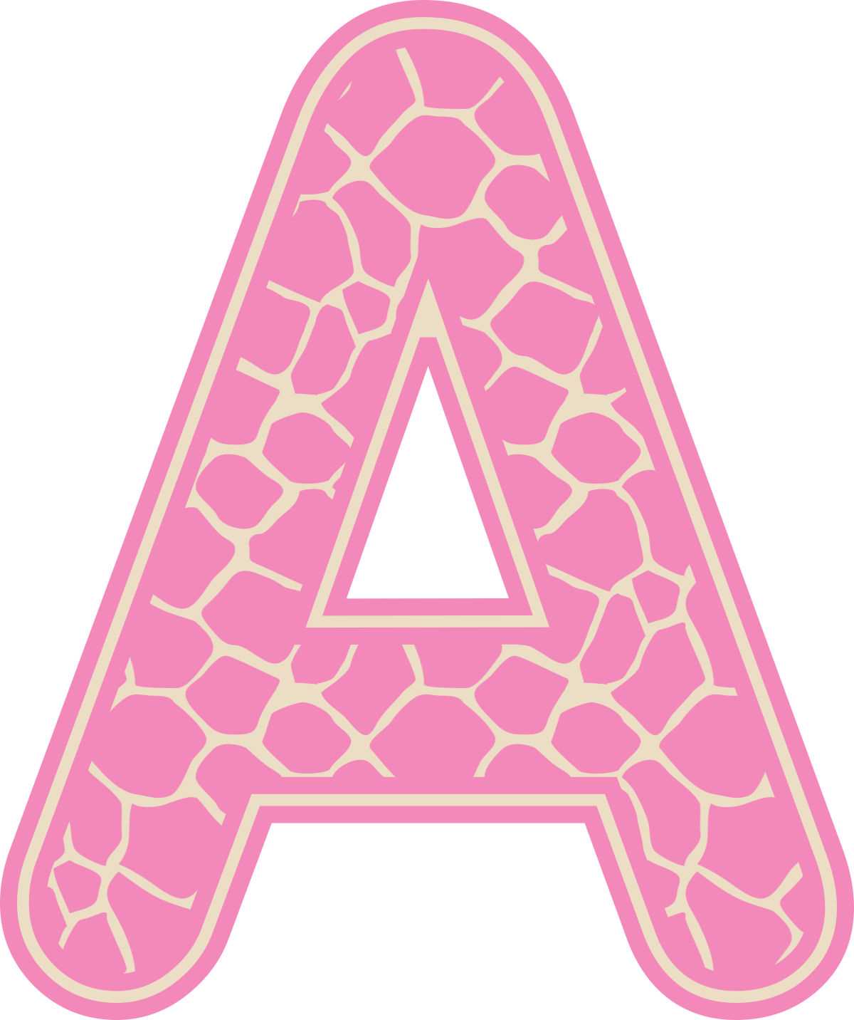 pink letter template