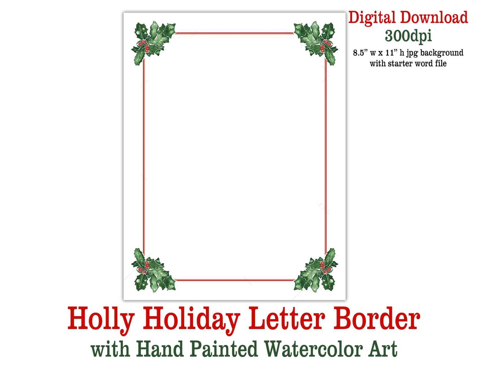 holiday letter template free download