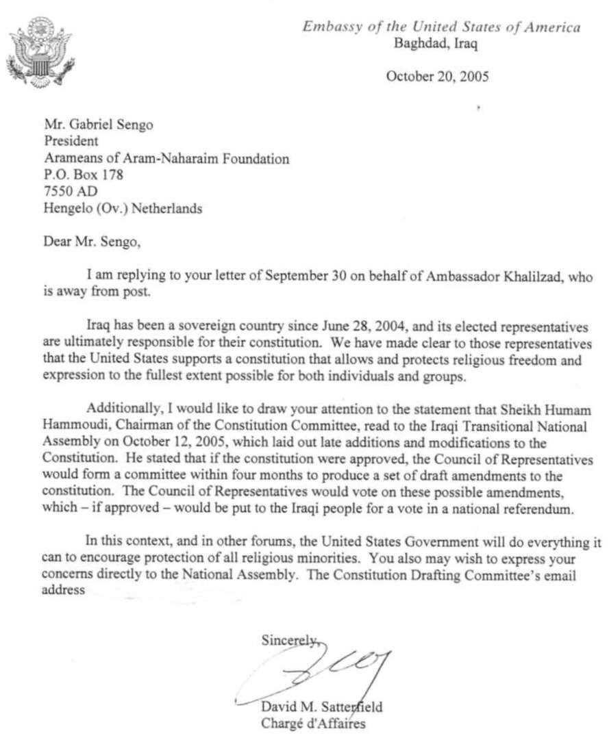letter to an ambassador template