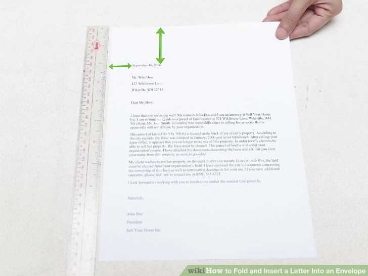 windowed envelope letter template