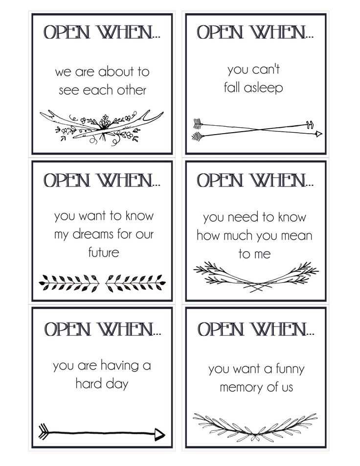 open when letter templates printable