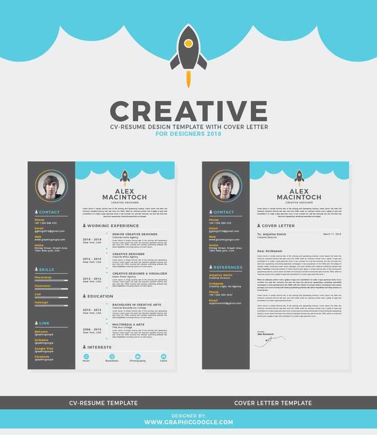 creative resume and cover letter templates