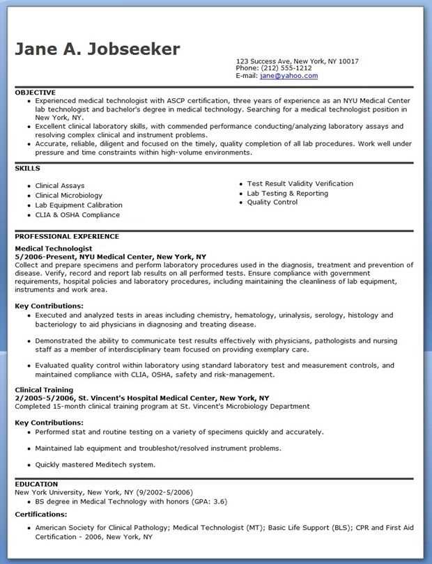 cover letter template lab technician