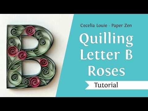 paper quilling letter template