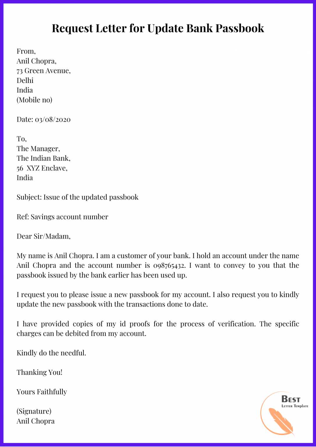 loss run request letter template