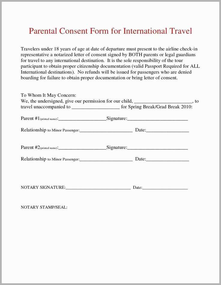 parent permission letter template