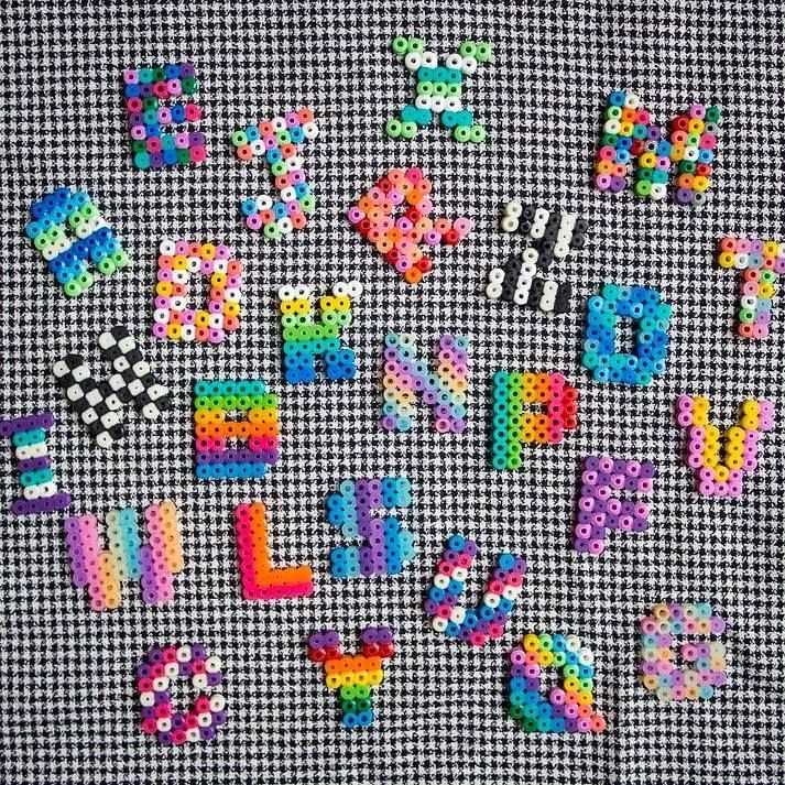 perler bead letter templates