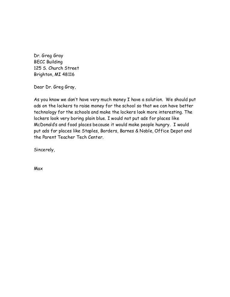 persuasive business letter template