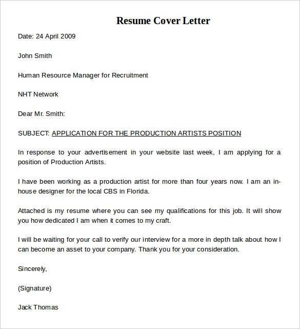 photo cover letter template