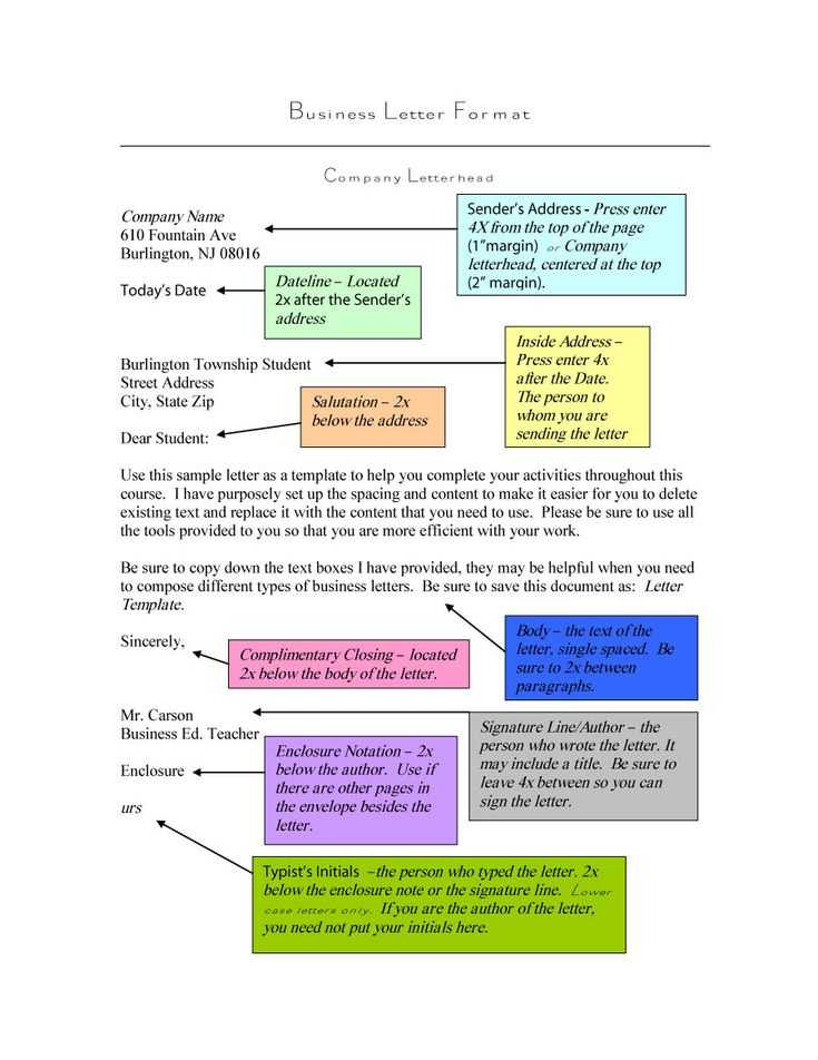 two page letter template