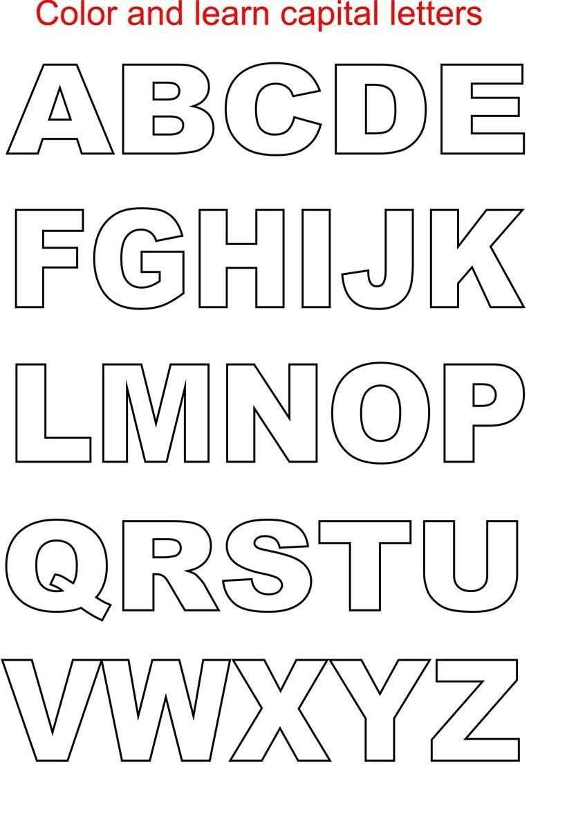 printable alphabet letter templates