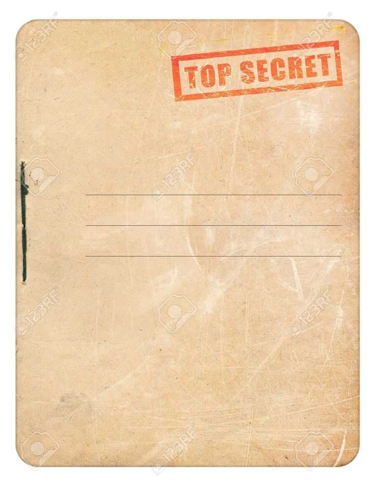 printable top secret mission letter template