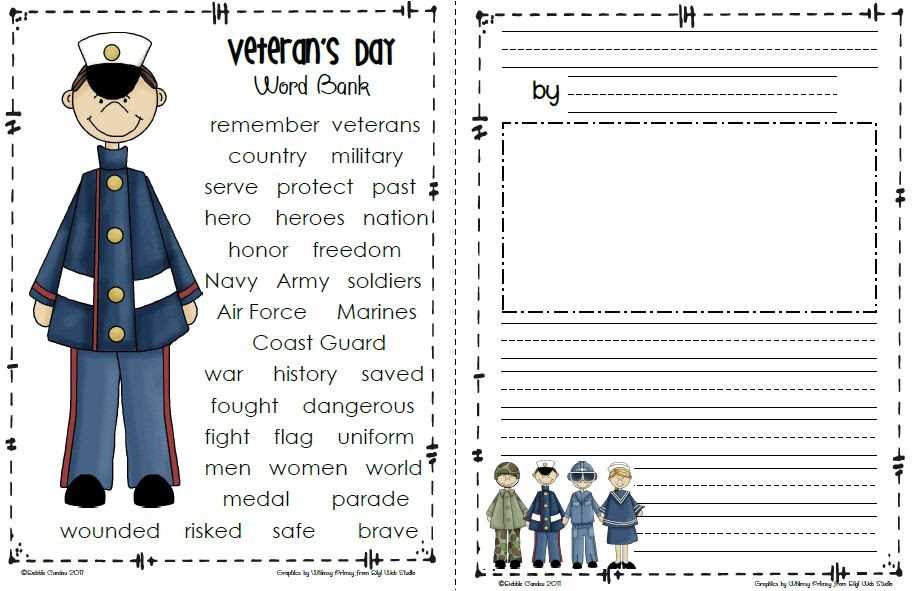 printable veterans day letter template