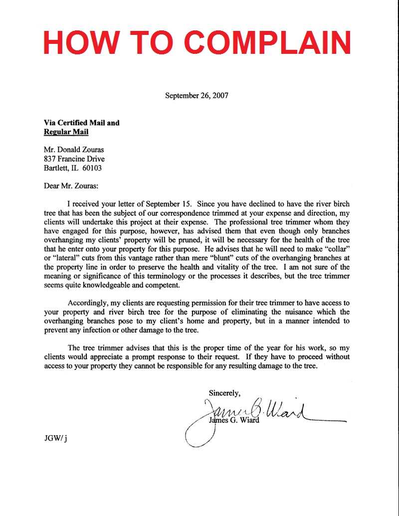 proper letter writing template