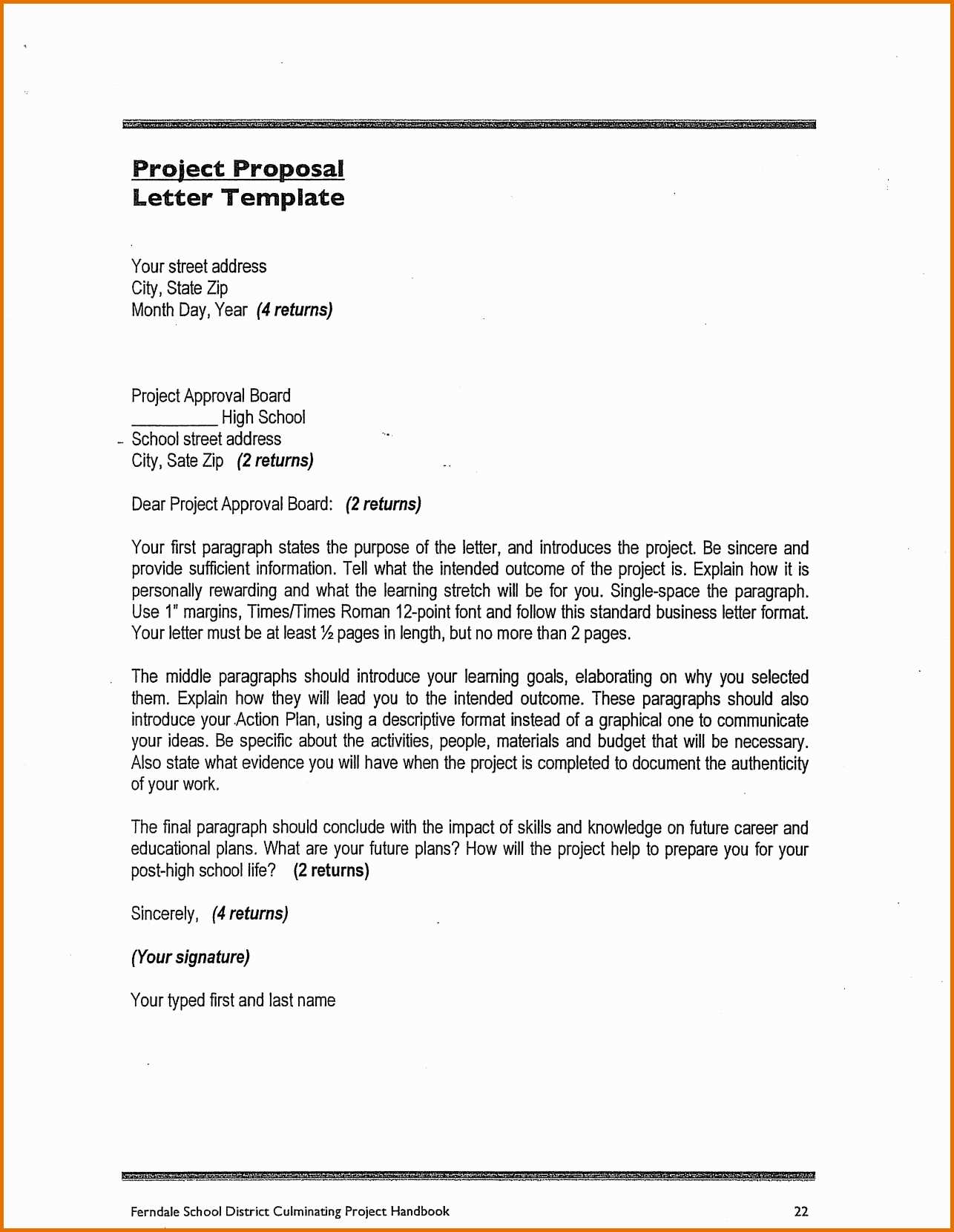 proposal cover letter template